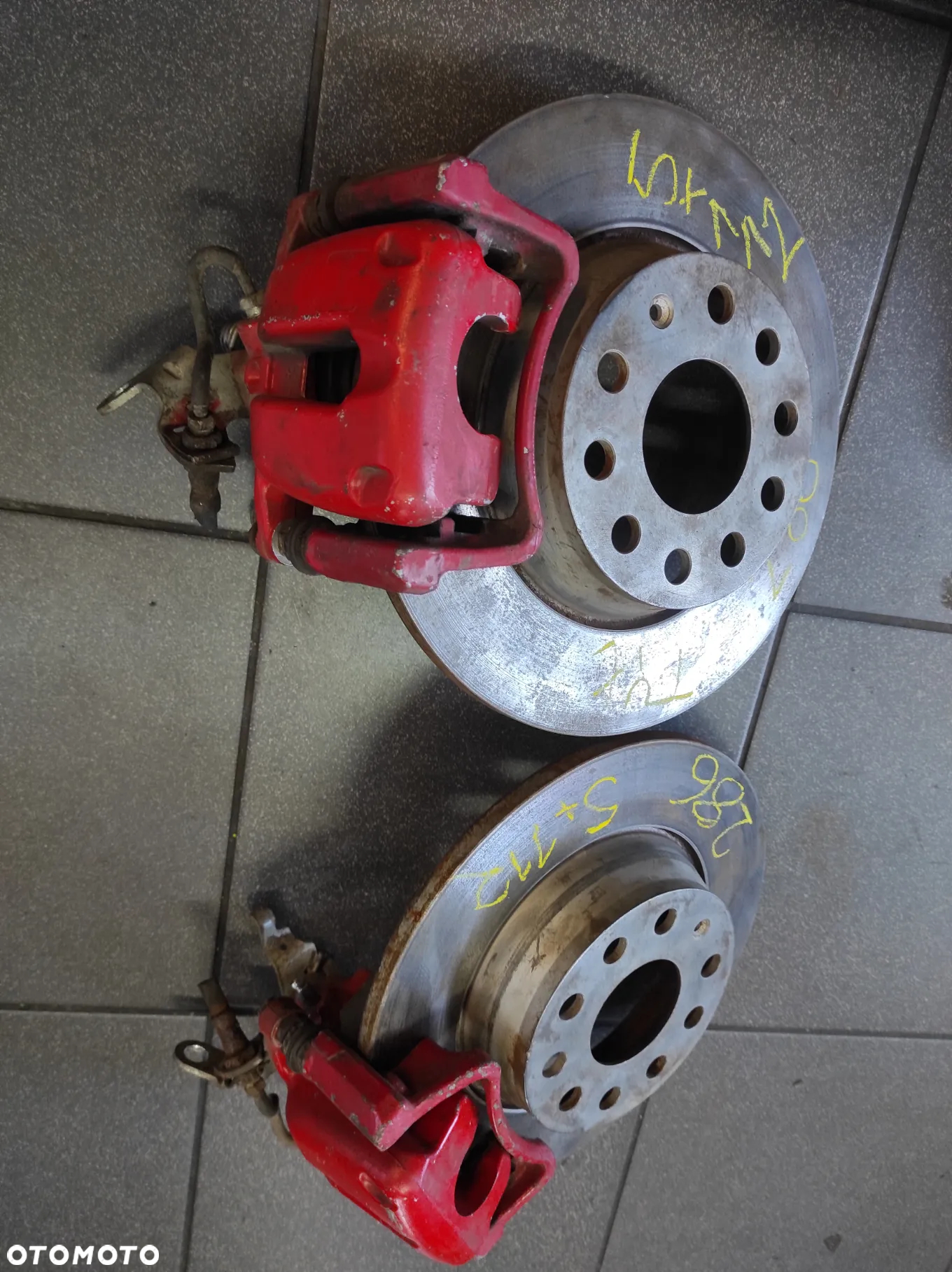 VW AUDI SEAT SKODA SWAP HAMULCÓW HAMULCE TYLNE TYŁ 286 GTI VRS S3 QUATTRO FR TARCZE ZACISKI JARZMO WYSYŁKA !!! - 2
