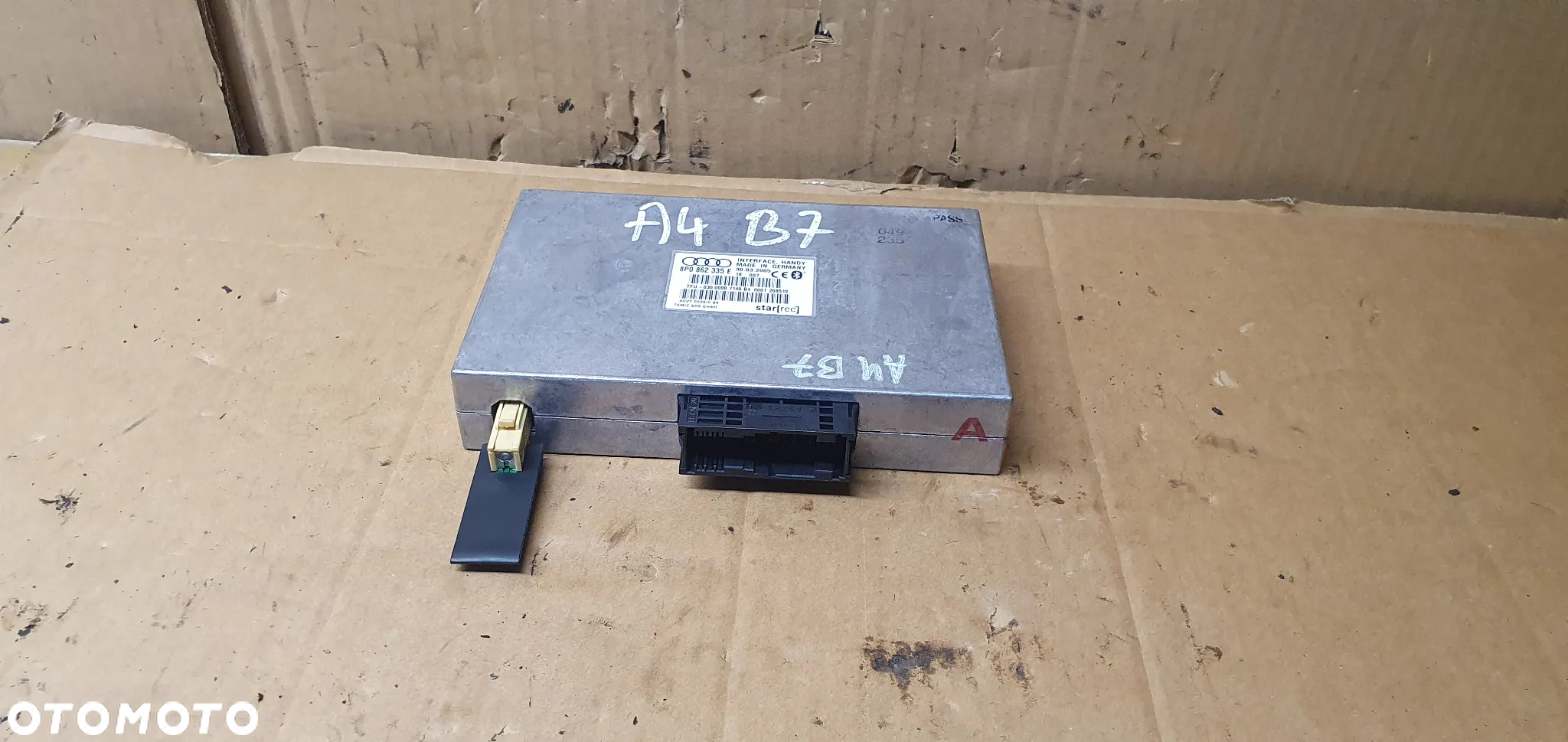 Moduł sterownik bluetooth Audi A4 B7 8P0862335E - 2