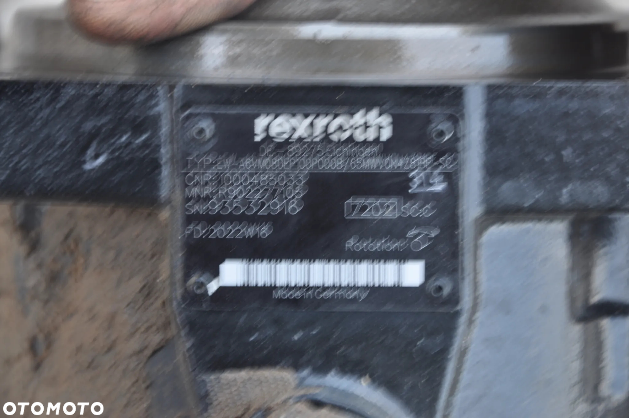 Hydromotor silnik jazdy Rexroth A6VM080EP100P000B/65MWV0N4281BE - 2