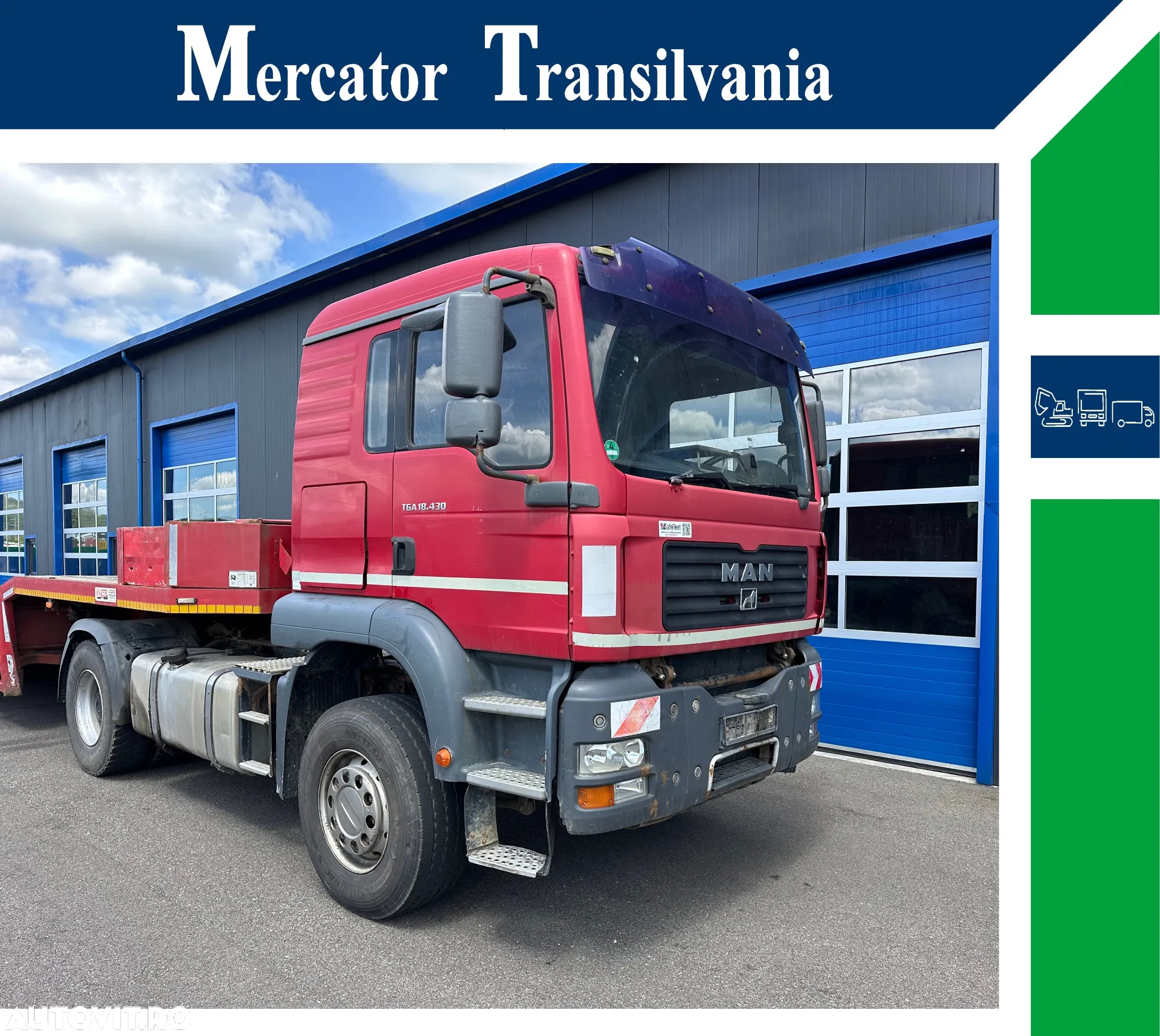 MAN TGA 18.430 Euro 3 / Cutie manuala - Kit Basculare - 2