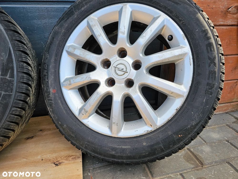 KOŁA FELGI ALUMINIOWE OPONY ZIMOWE OPEL VECTRA ASTRA ZAFIRA SIGNUM MERIVA 16 cali 5x110 ET37 205/55/16 - 6