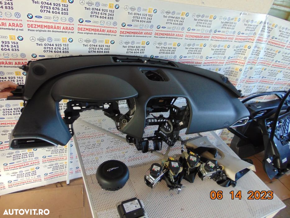 Plansa Bord Jaguar F Pace airbag sofer pasager centuri modul airbag-ur - 5