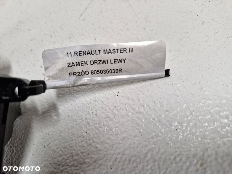 RENAULT MASTER III 3 ZAMEK DRZWI LEWY PRZÓD 805035039R - 9