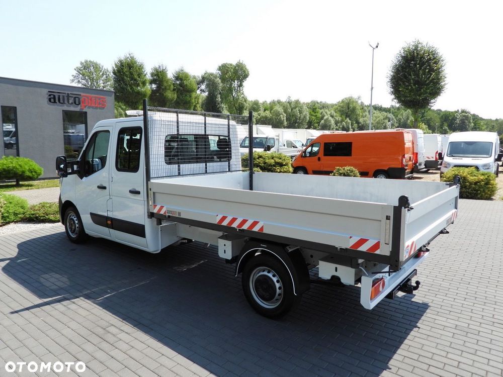 Renault MASTER WYWROTKA TROJSTRONNA PODWÓJNA KABINA DOKA 7 MIEJSC TEMPOMAT LEDY KLIMATYZACJA  165KM - 13