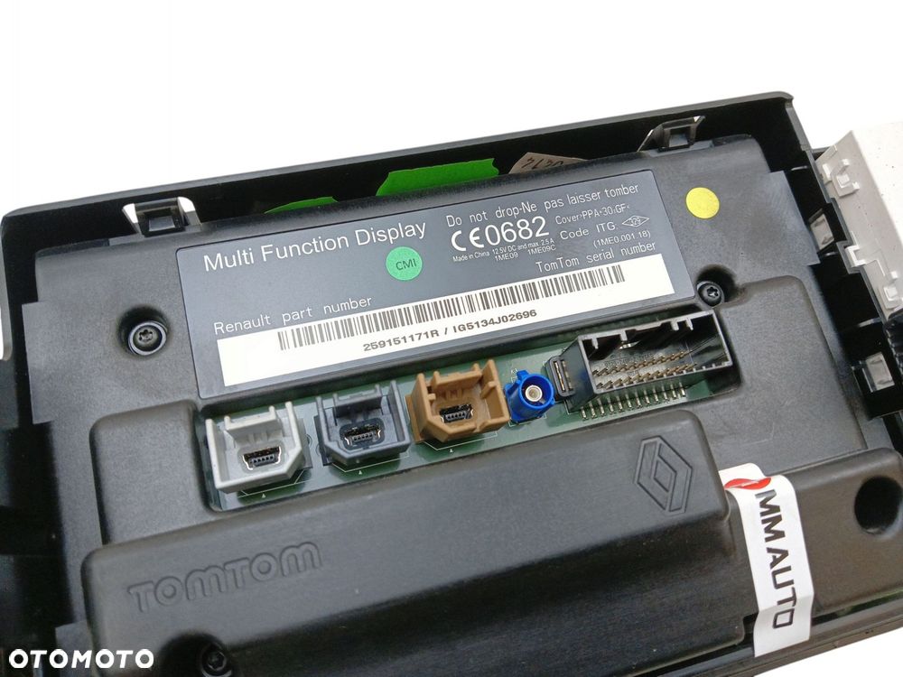 WYŚWIETLACZ EKRAN RADIA NAWIAGACJI R-LINK RENAULT MEGANE III 259151171R - 4