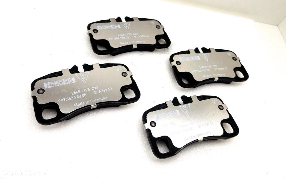 Klocki hamulcowe PORSCHE 997 GT2, GT3, TURBO S 997352949 - 2
