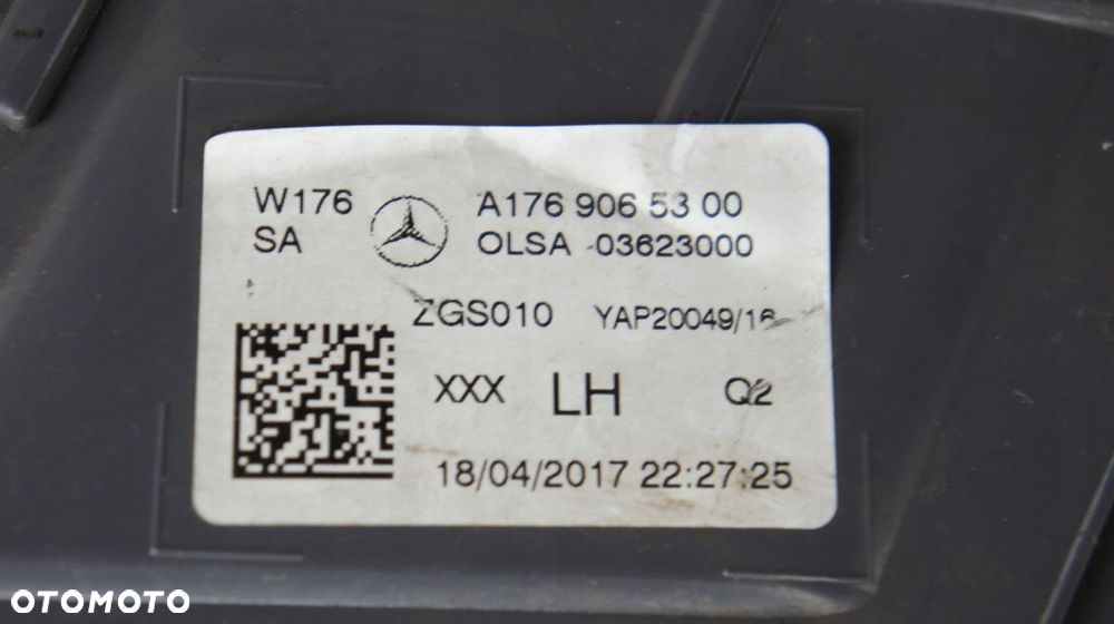TYLNA LEWA PRAWA LAMPA MERCEDES A KLASA W176 LIFT LED - 6