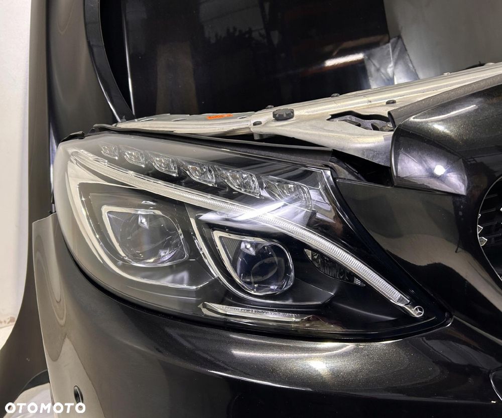 MERCEDES W205 C43 AMG PRZÓD BŁOTNIKI PAS LAMPY MASKA - 2