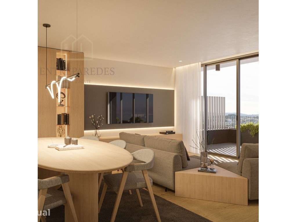 Apartamento T3 com dois lugares de garagem, para comprar em Lousada... - Grande imagem: 2/24