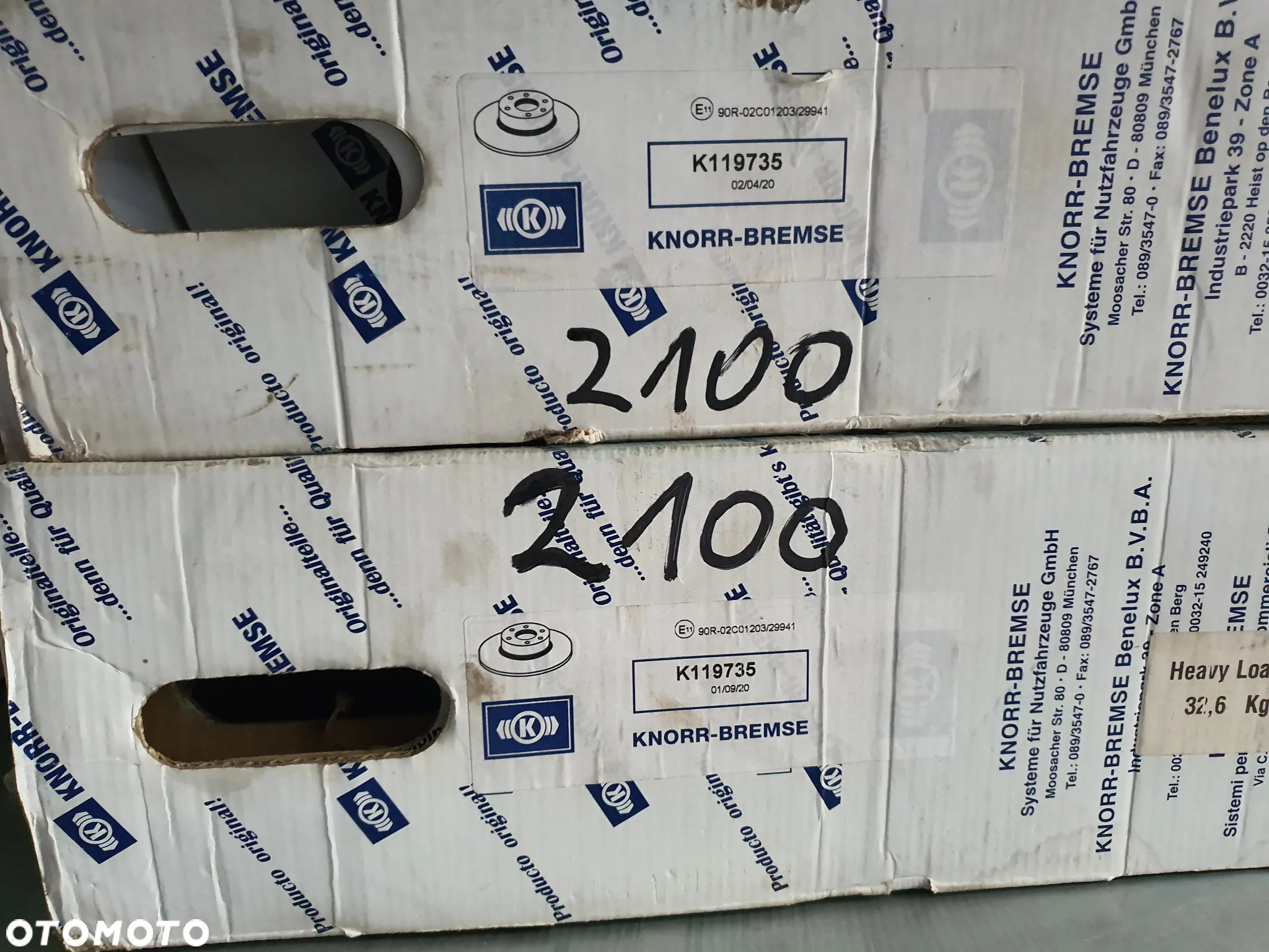 Tarcza hamulcowa Knorr-Bremse K119735 Mercedes Actros, Atego, Axor, Econic, MK, SK, NG - 7