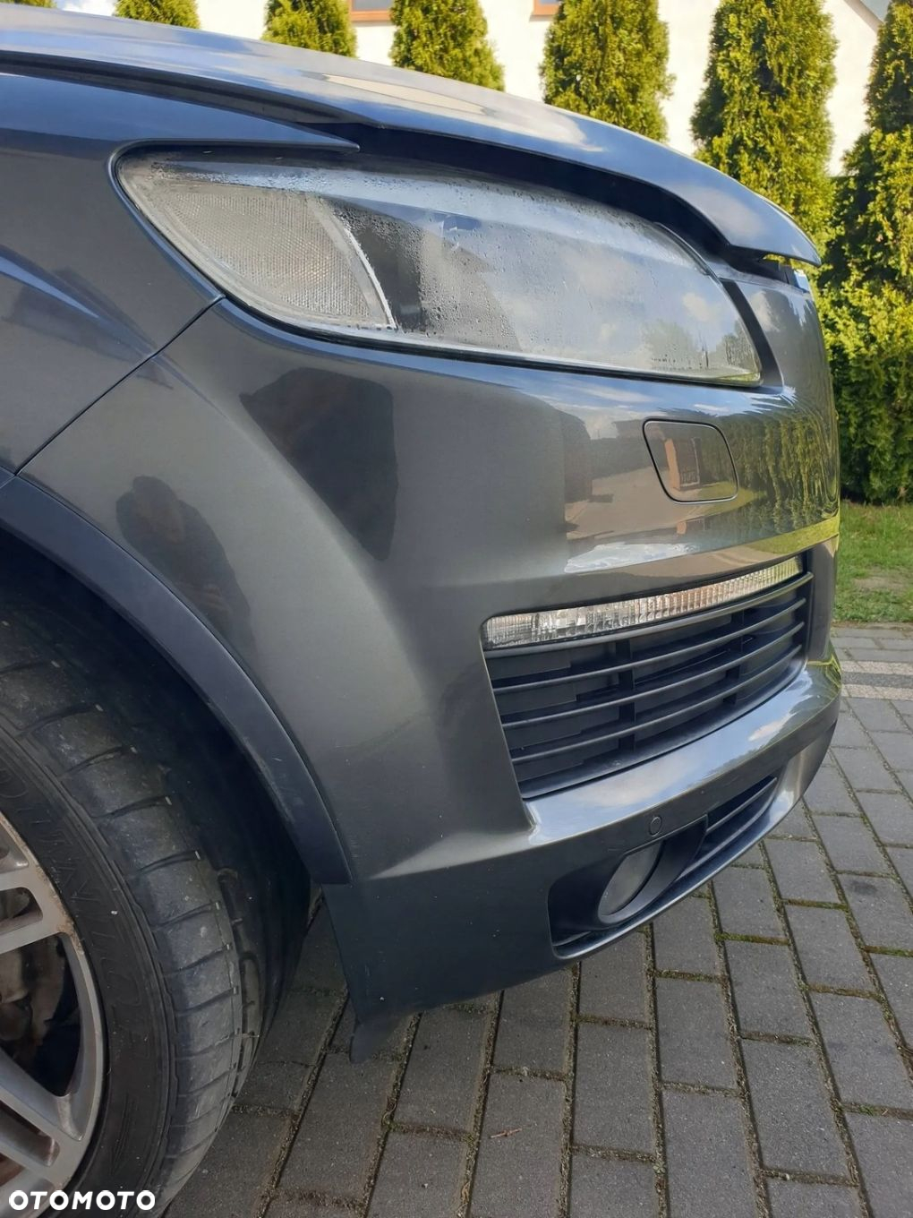 AUDI Q7 4L ZDERZAK PRZEDNI LZ7S ORYG - 4