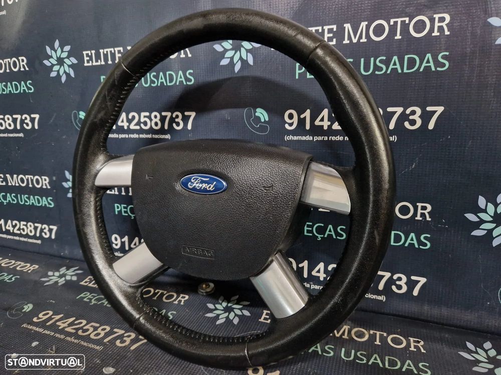 Volante usado pele com airbag FORD C-MAX CMAX - 2