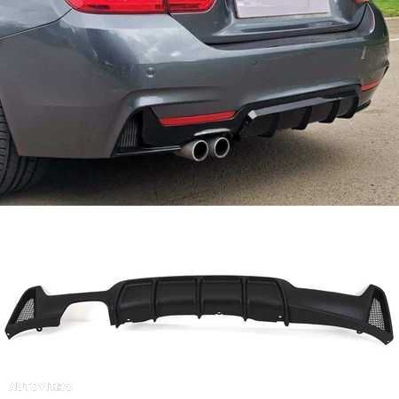 Difuzor Bara Spate M Performance BMW F32 F33 F36, Negru mat,Ev. Stanga - 2