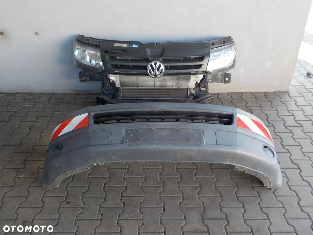 VW T5 LIFT KOMPLETNY PRZÓD PAS PRZEDNI WZMOCNIENIE CHŁODNICE LAMPY ZDERZAK - 1