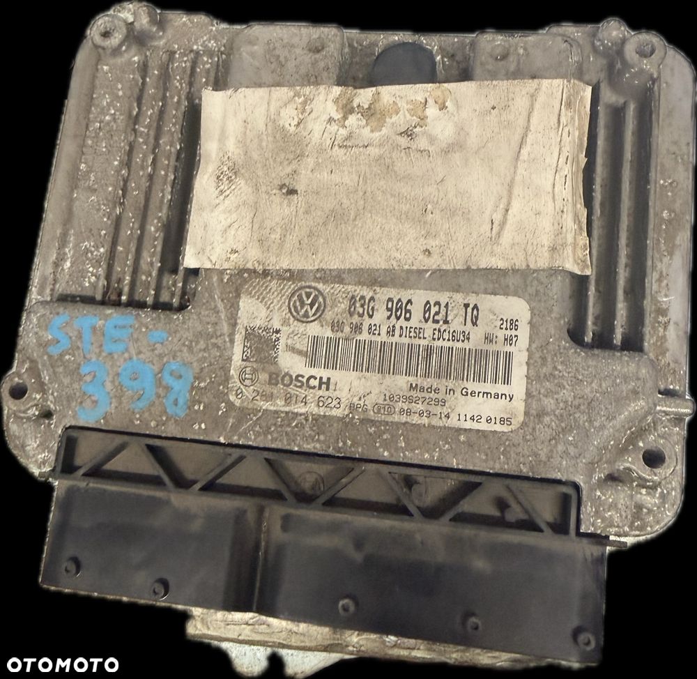 Sterownik KOMPUTER SILNIKA ECU  VOLKSWAGEN 03G906021TQ - 1