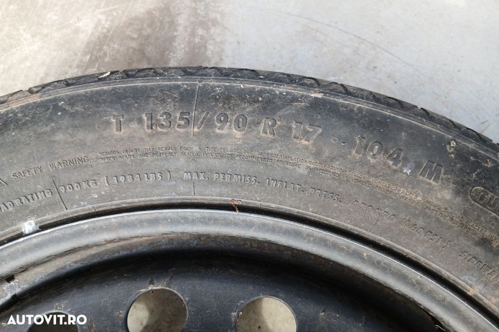 Roata de rezerva slim R17 8V41-AB 4.00BX17 IS25 135/90 R17 8V41-AB 4. - 3