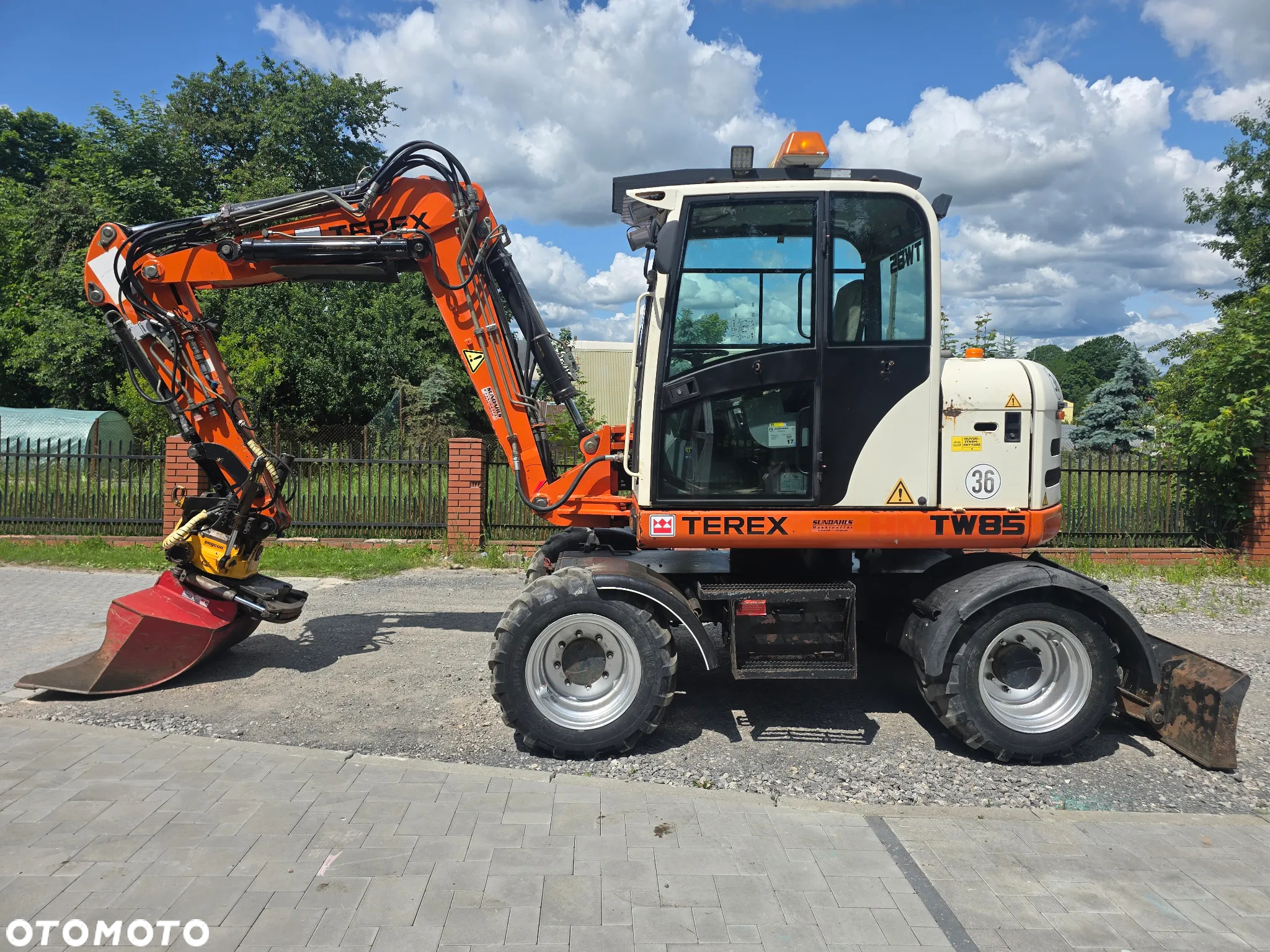 Terex TW 85 Roto+Szczypce - 2