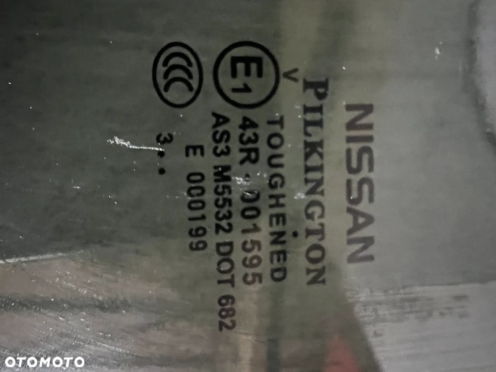 NISSAN QASHQAI 2 J11 13-22 SZYBA DRZWI TYLNYCH LEWYCH TYŁ LEWY 2013R - 3