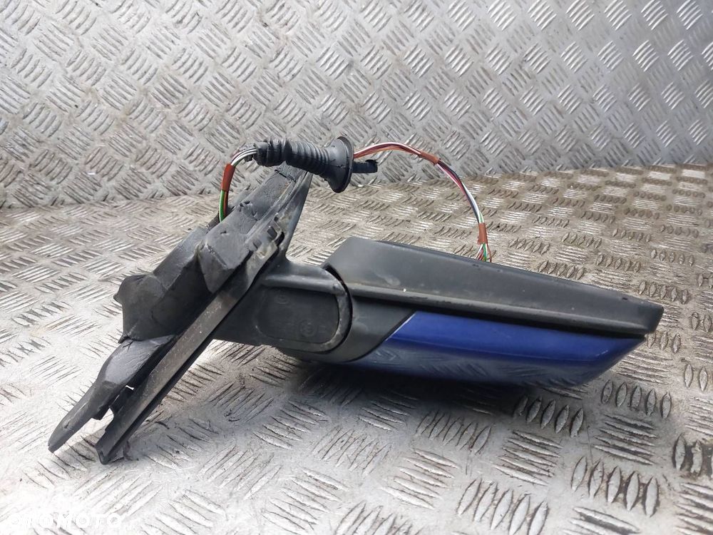 LUSTERKO PRAWE ELEKTRYCZNE BMW E39 364/5 TOPASBLAU METALLIC 8 PIN EU - 7