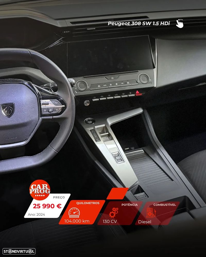 Peugeot 308 SW 1.5 BlueHDi Active Pack EAT8 - 7