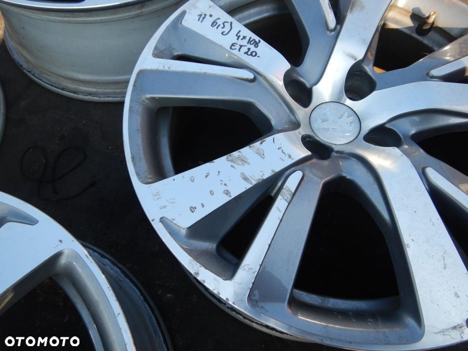 PEUGEOT FELGI ALUMINIOWE 9678398277 17 6,5 4x108 - 6