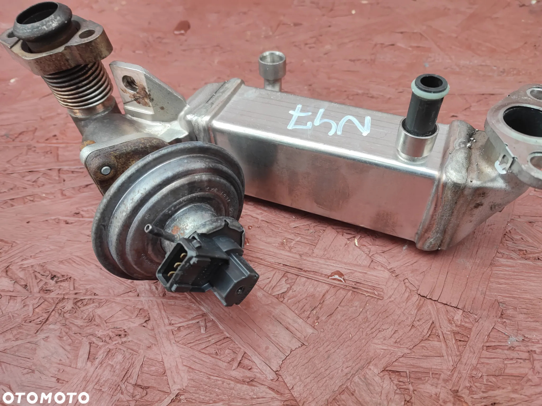 BMW E60 LCI / E90 / E91 / E92 / E81 / E87 ORYGINALNA CHŁODNICA EGR / CHŁODNICZKA EGR / CHŁODNICA SPALIN DO SILNIKÓW GAMY N47 ( 1.8D / 2.0D ) O NR. 11 71 7 800 653 / 11 71 7 801 942 / 11 71 9 886 716 OEM W BARDZO DOBRYM STANIE - 6