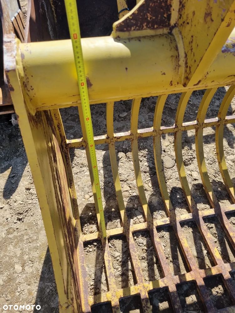 Łyżka ażurowa 140cm Verachtert CW40 CW30 150cm złącze Volvo Hitachi Doosan do koparki przesiewająca - 6