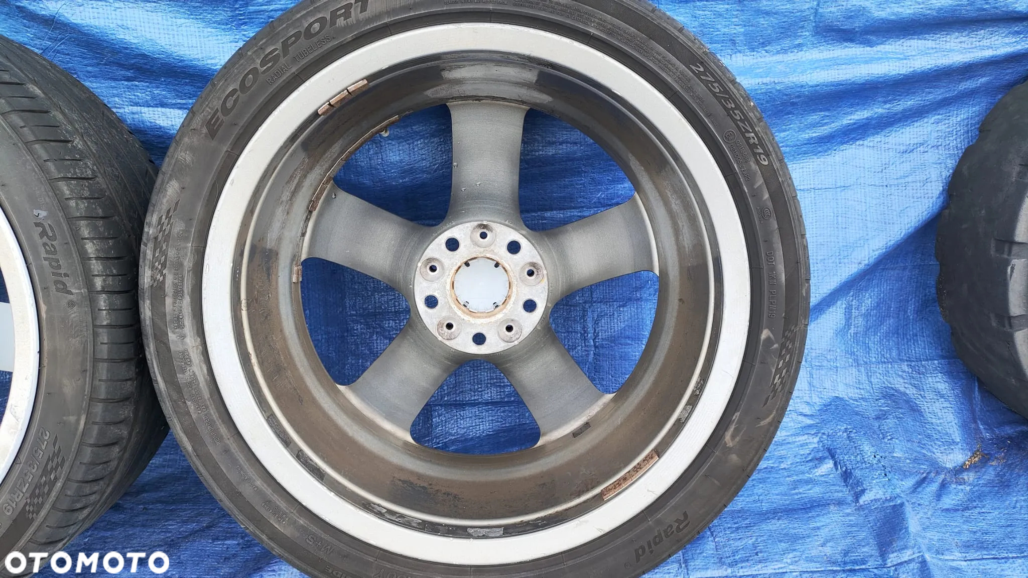 KOŁA FELGI ALUFELGI STYLING 249 5x120 8.5J 9J 19 ET14 ORYGINALNE 6777353 6777354 OPONY 245/40R19 275/35R19 BMW E63 E64 LCI LIFT - 21