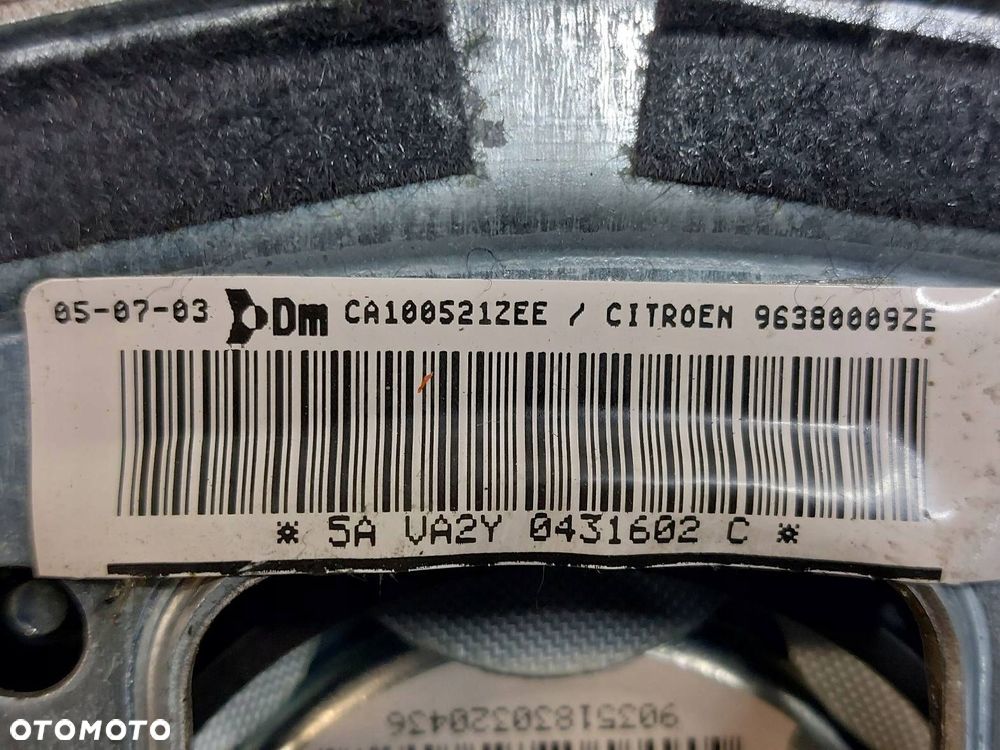 KIEROWNICA + PODUSZKA CITROEN C3 I 96380007 96380009ZE - 7