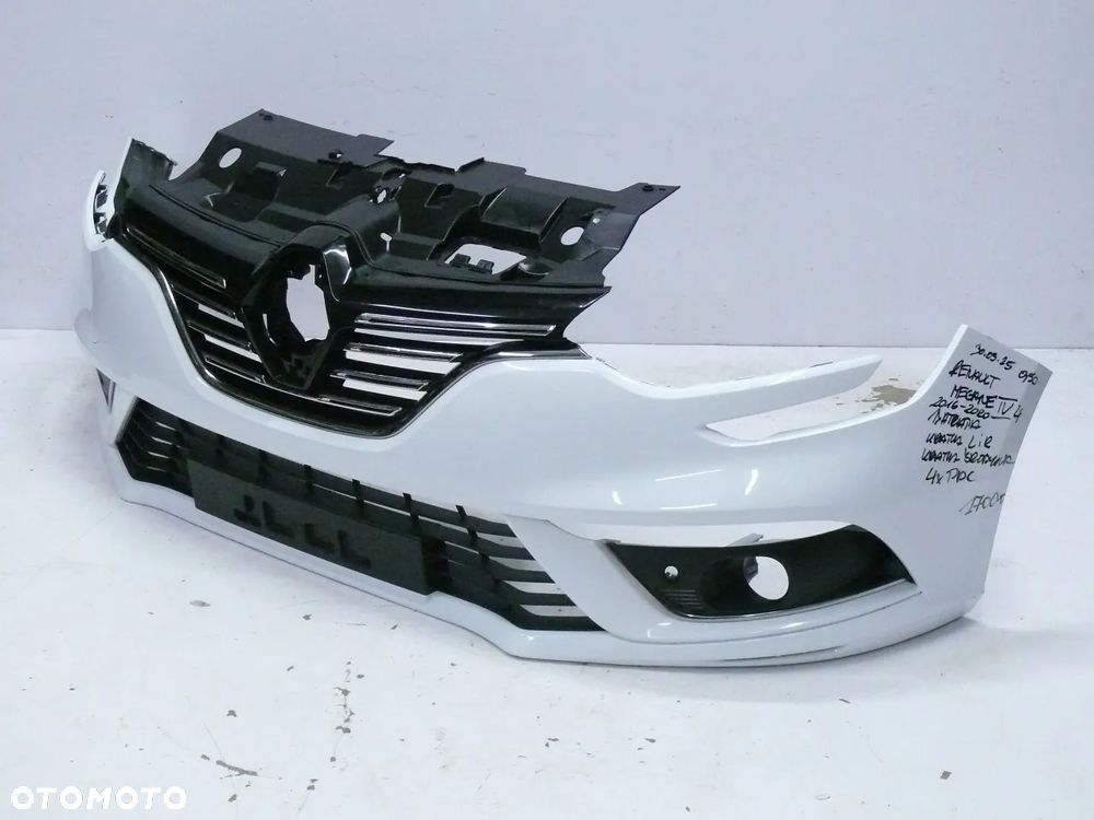 ZDERZAK PRZEDNI RENAULT MEGANE IV 4 2016 2020 PDC GRILL - 2