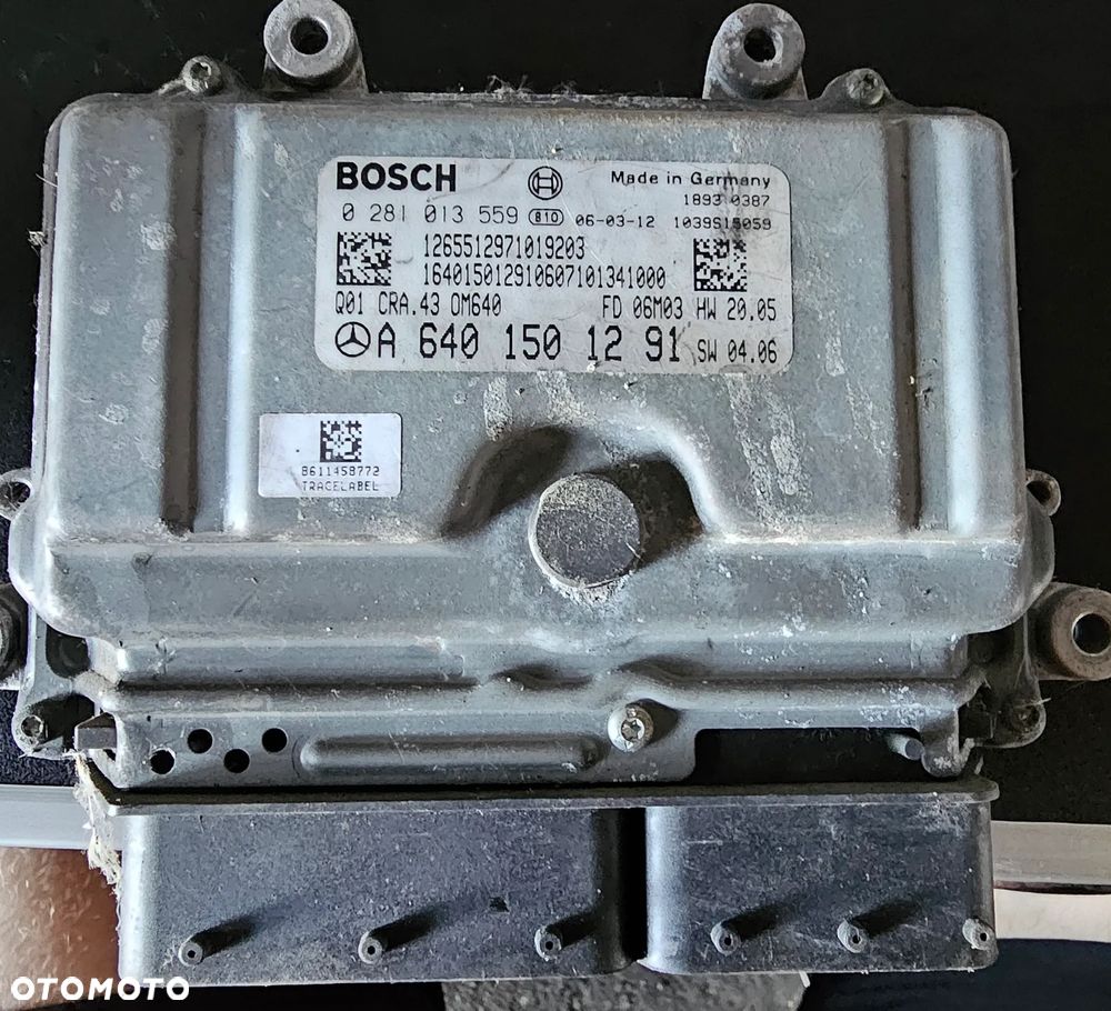 Komputer silnika sterownik  Mercedes A6401501291 0281013559 - 1