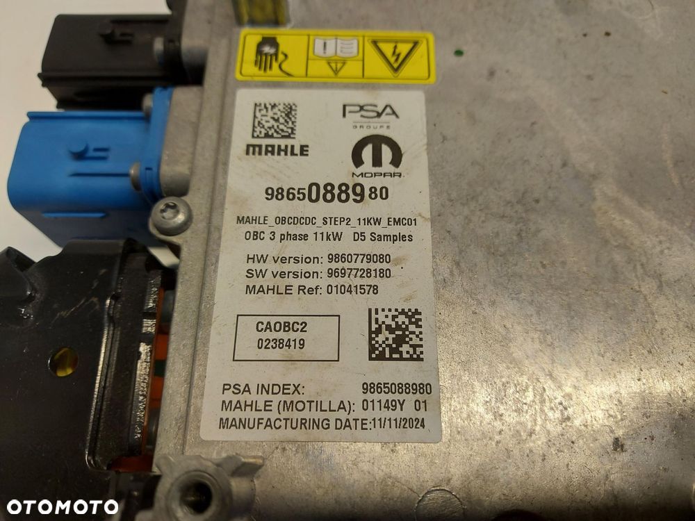 OPEL Grandland II Falownik przetwornica napięcia 9865088980 - 6