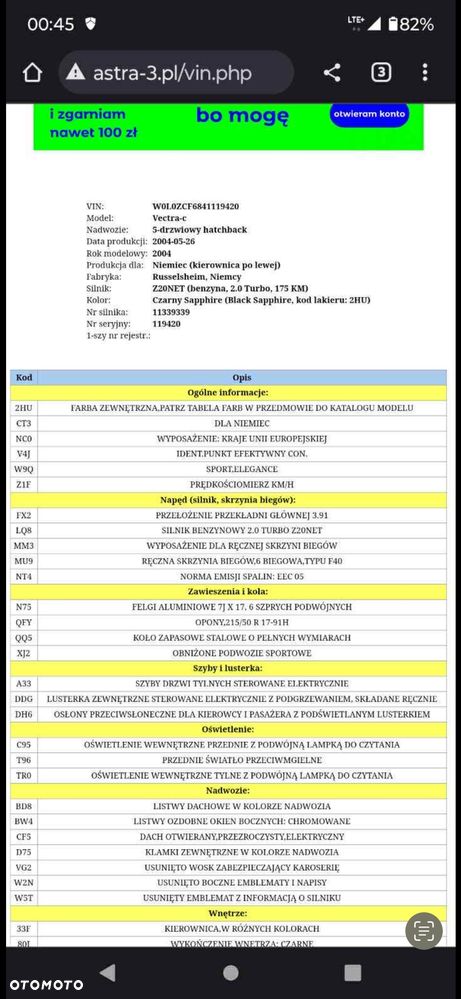 Opel Vectra 2.0 T Elegance - 19