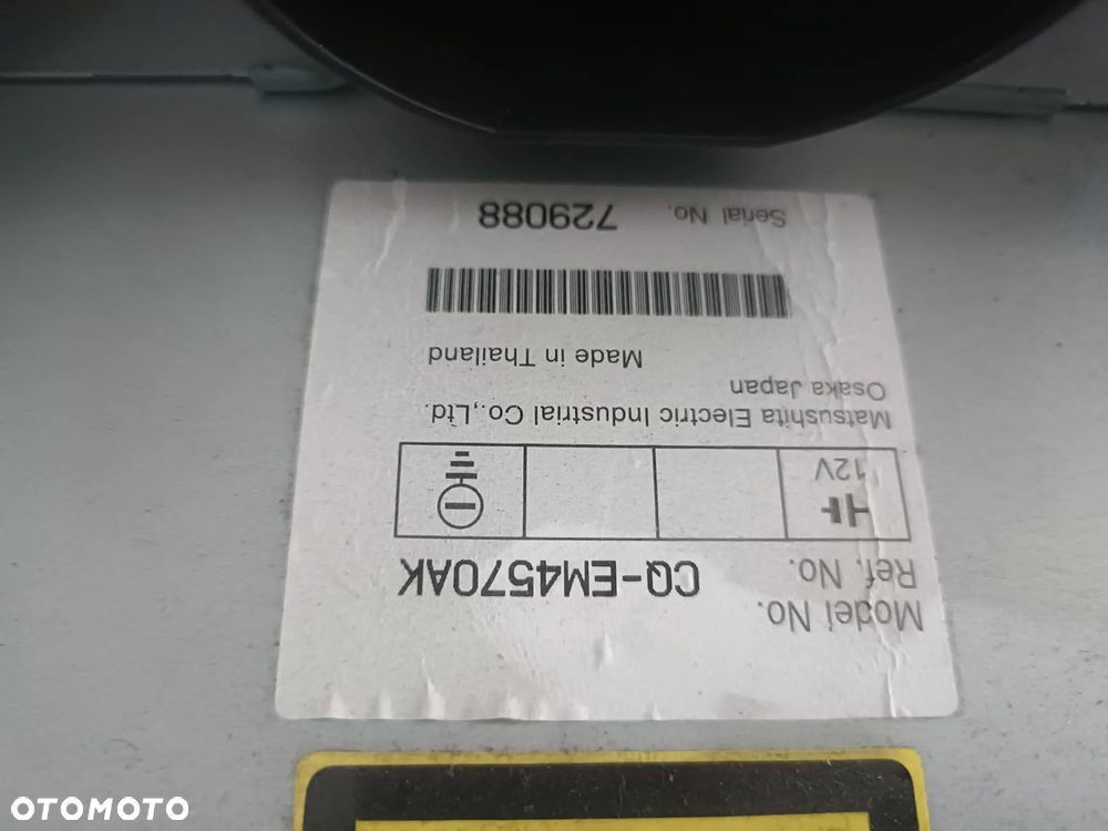 MAZDA 6 I 02-08 GG/GY LIFT panel nawiewu klimatyzacji CQ-EM4570AK radio radioodtwarzacz radioodbiornik GP9E66DSX * - 9