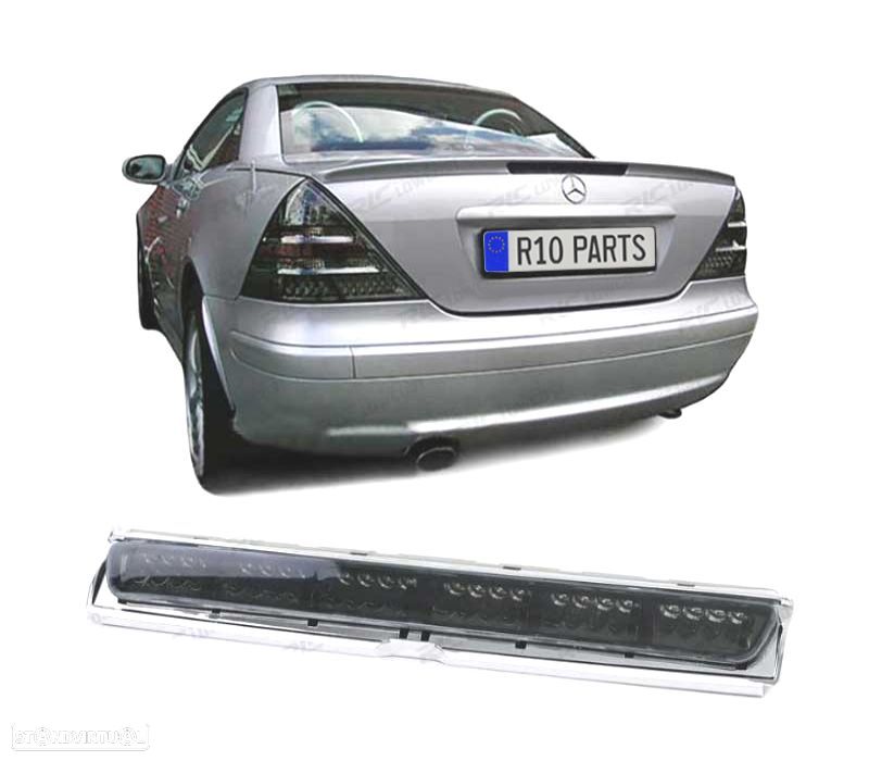 TERCEIRA LUZ DE STOP MERCEDES SLK R170 96-04 FUMADO - 1