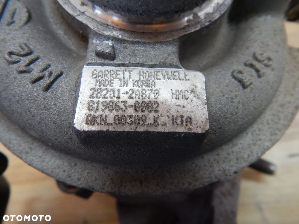 Turbina 1.7 CRDI Kia Sportage III Carens Sorento Hyundai ix35 i30 i40 Tucson III Ceed 10-17 Łuków części - 6
