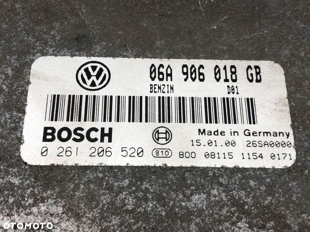 KOMPUTER SILNIKA  SKODA OCTAVIA I Combi (1U5) 1998 - 2010 1.8 T 110 kW [150 KM] benzyna 1998 - 2010 - 4
