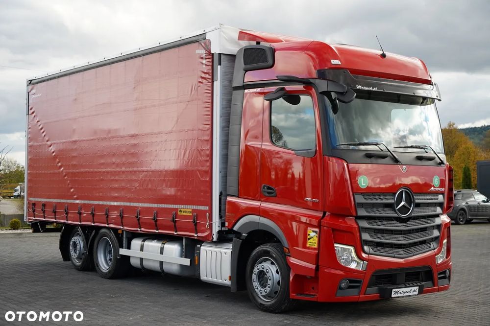 Mercedes-Benz ACTROS 2545 / FIRANKA- 7,7 M  / 6x2 / OŚ PODNOSZONA / BIG SPACE / WIELTON / 2021 - 7