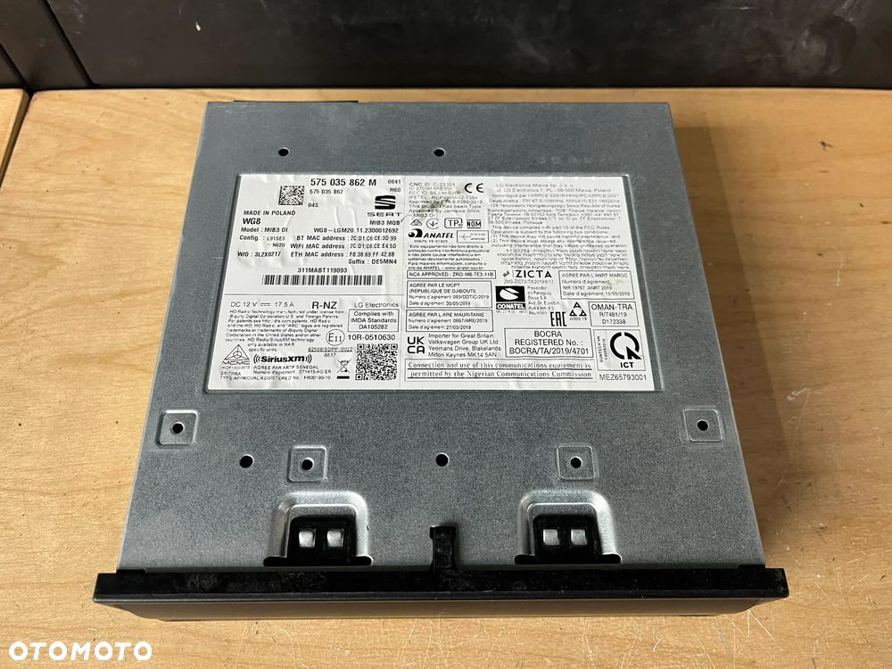 SEAT Czytnik nawigacji multimedia nawigacja 575035862M - 1