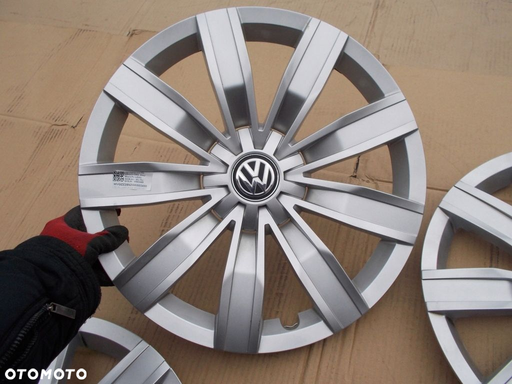 4x Kołpaki 17 VW Tiguan II Passat Golf Jetta Touran Caddy / oryginał - 13