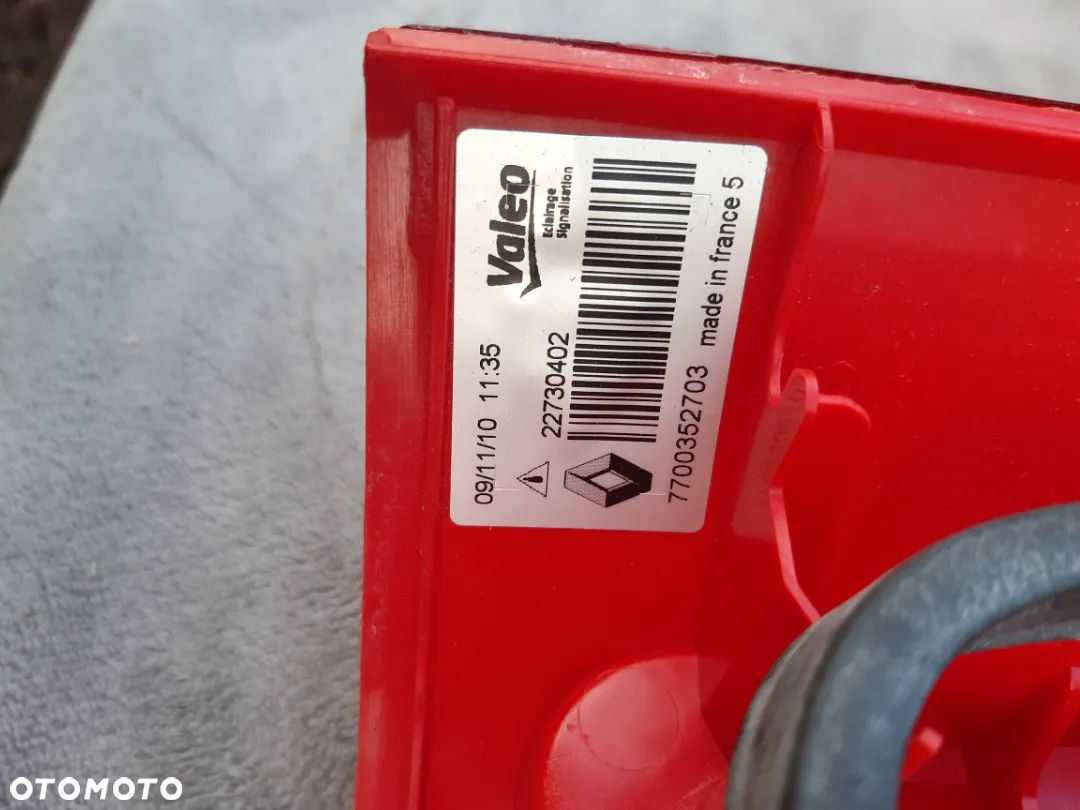 Lampa tylna prawa Renault Master II Opel Movano A Nissan Interstar I 7700352703 9160817 - 4