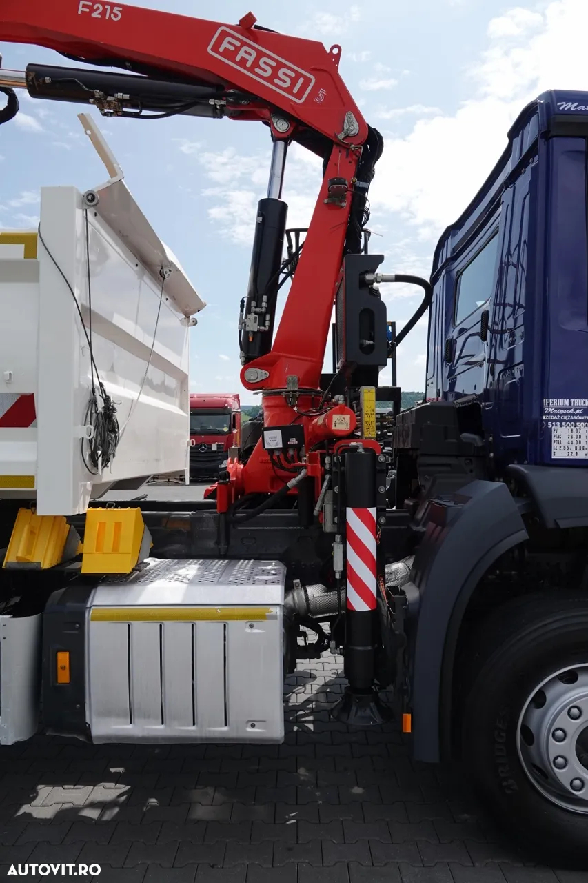 Mercedes-Benz AROCS 2636 / 6x4 / TIPPER / HYDROBORTA / + HDS FASSI F215 / RADIO CONTROL / ROTATOR / GRAB / EURO 6 - 24