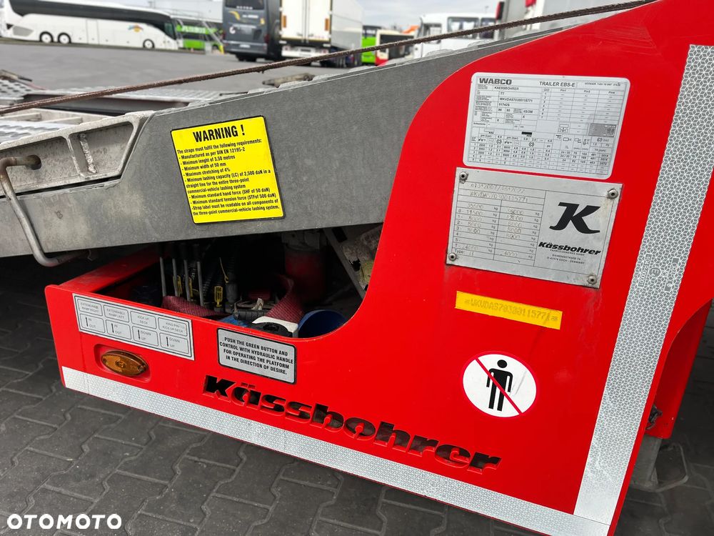 Kassbohrer Kässbohrer K.SOK.L/3-12/24 laweta do transportu pojazdów, mało używana !! - 9