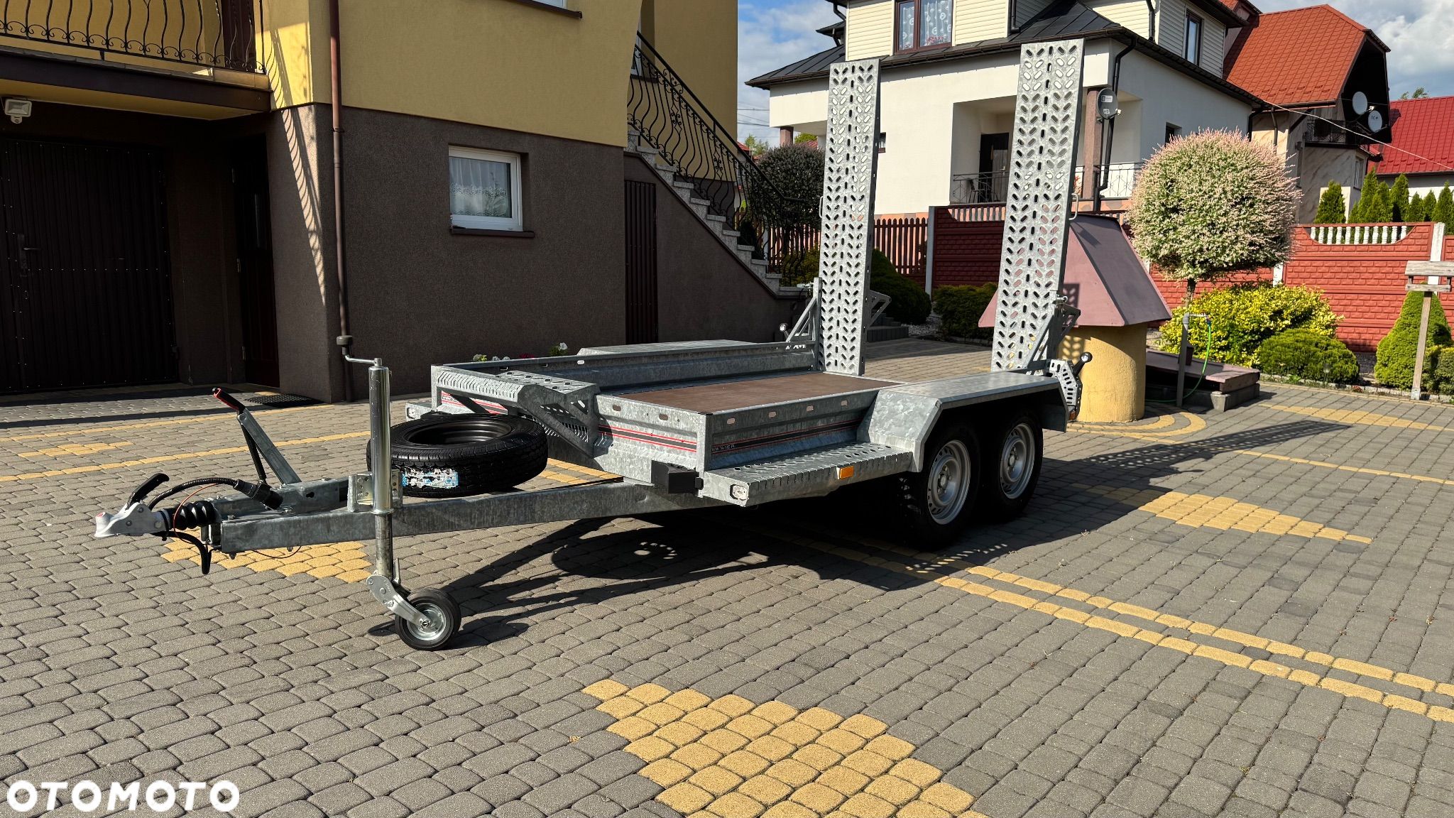 TA-NO T4A / NOWA / laweta / przyczepa pod minikoparkę / DMC 2700 KG / rok 2020 / dwuosiowa / - 1