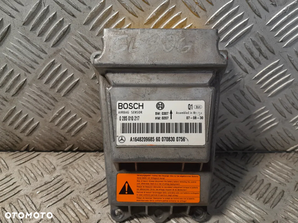 MERCEDES GL MODUŁ SENSOR AIRBAG 0285010217