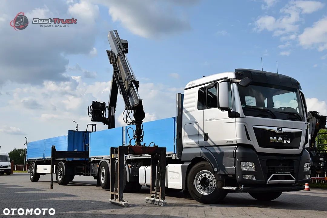 MAN TGX 26.540 /6X2/HDS PALFINGER 23.001L / OŚ POD. SKRĘTNA / CAŁY NA POD. - 3