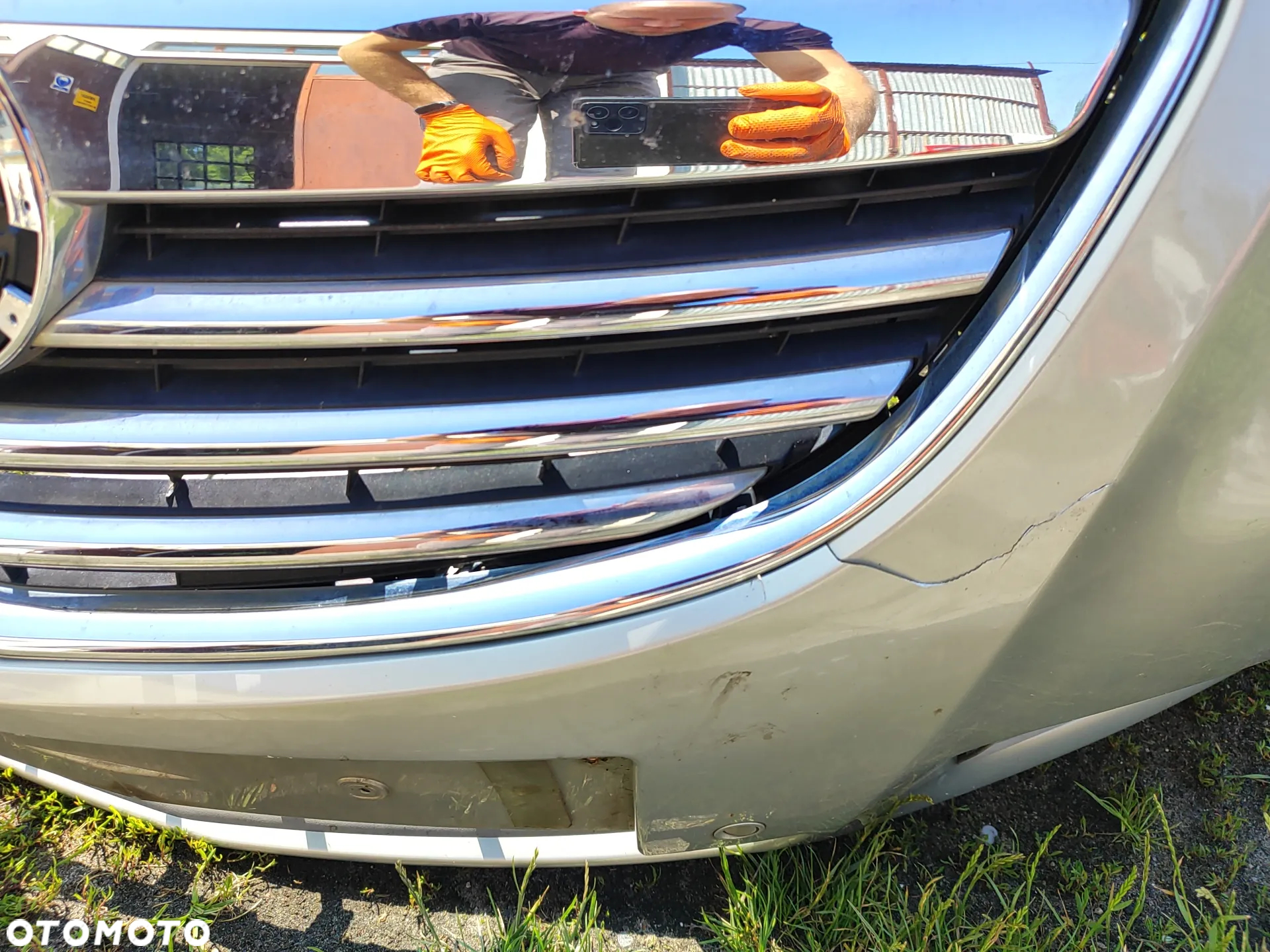 zderzak przód kolor z167 + atrapa przód komplet do OPEL insignia A 08- - 9
