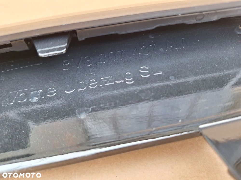 AUDI A3 LIFT HB S-LINE 16- 17-20 8V3 ORYGINAŁ! NOWY! ZDERZAK PRZÓD PRZEDNI ORYGINAŁ 8V3807437AM WYSYŁKA 24H - 13