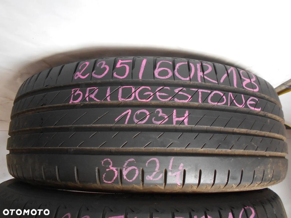 OPONY 235/60R18 BRIDGESTONE ALENZA 001 DOT 3624 7MM - 2