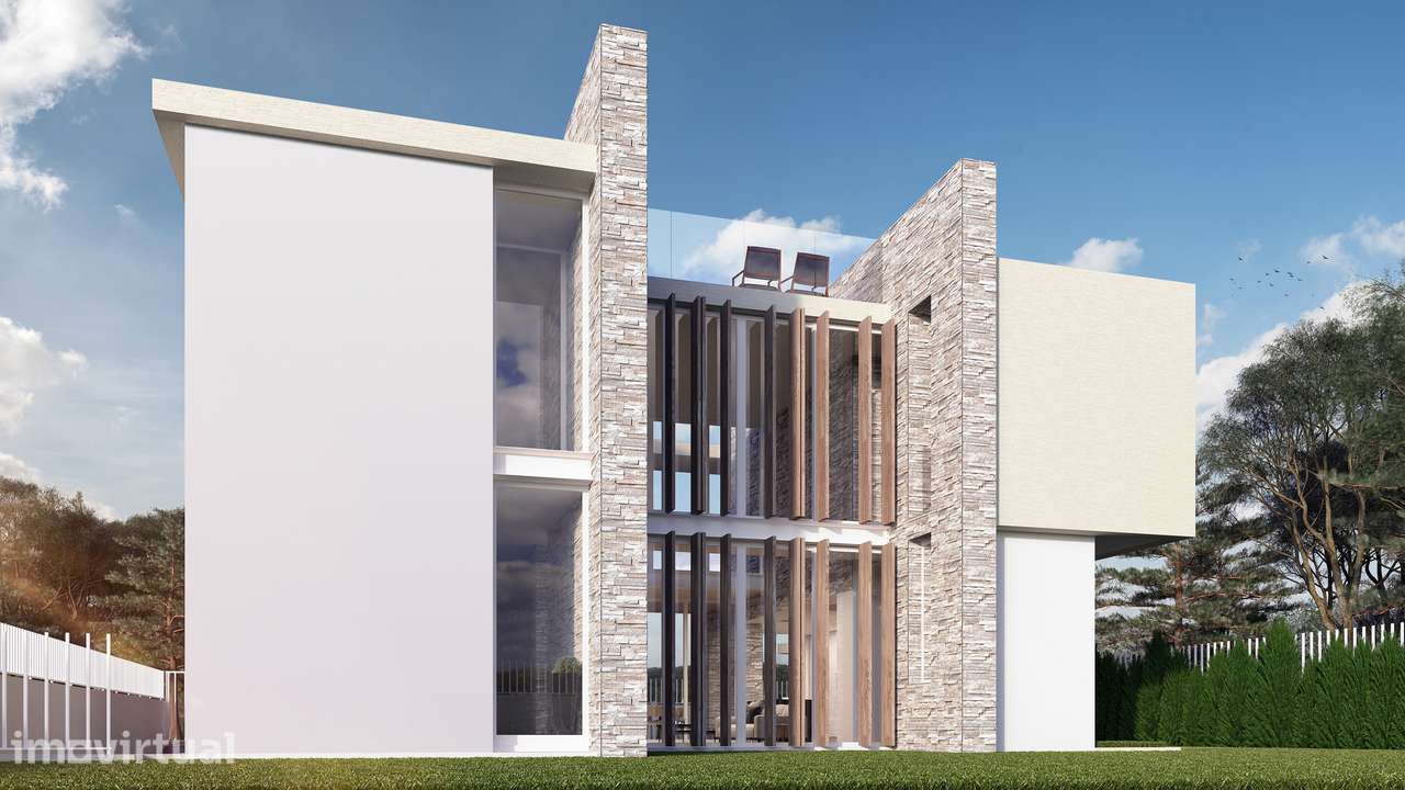 Moradia Moderna Nova junto à Praia da Falésia – Em Construção - Grande imagem: 2/13